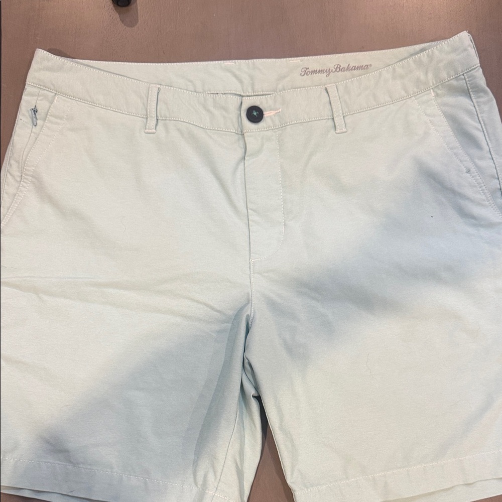 Tommy Bahama Men's Sage Green Flat Front Shorts